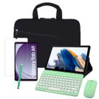 Capa Teclado kit p/ Tablet Galaxy Tab A9 plus + Película + Caneta