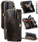 Capa tipo carteira Defencase para Samsung Galaxy Z Fold 4 Coffee