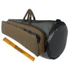 Capa Trombone Vara S/ Rotor Couro Pvc Preto e Marrom Emborrachado Pelúcia Protection Bags