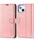 Capa TUCCH para iPhone 13 (6,1") com Bloqueio RFID - Ouro Rosa