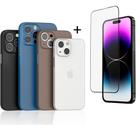 Capa Ultra Fina iPhone 14 Pro Max + Pelicula de Vidro 9D