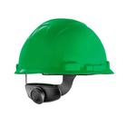 Capacete 3m aba frontal h-700 com catraca e jugular verde ca 29638