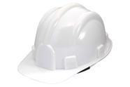 Capacete Aba Frontal Classe A/B Branco Para Engenheiros, Mestre de Obras e Encarregados - Delta Plus