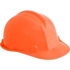 Capacete aba frontal laranja com carneira plastica classe b ca 31469 selo inmetro - Vonder