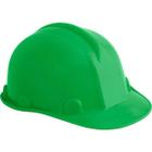 Capacete aba frontal verde com carneira plastica classe b ca 31469 selo inmetro - Vonder