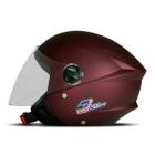 Capacete Aberto Barato Pro Tork Liberty 3 Tree Elite Vinho Proteção Para Motoqueiros 56 58 60 Masculino Feminino