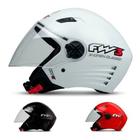 Capacete Aberto Fw3 X Open Classic Cores Brilhantes Moto