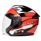 Capacete Aberto Gp Tech Of699 Flag Vermelho (60)