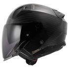 Capacete Aberto LS2 OF603 Infinity 2 C Solid Carbon Fosco