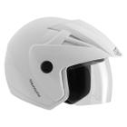 Capacete Aberto Masculino Ebf Thunder Branco Brilhante Moto