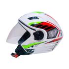 Capacete Aberto Moto X Open Italy Branco - Diversos Tamanhos - FW3