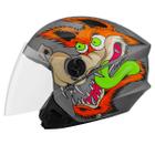 Capacete Aberto Viseira Cristal Pro Tork New Liberty 3 Coyote Fosco