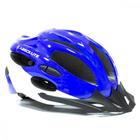 Capacete Absolute Nero com LED Azul/Branco