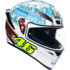 Capacete agv k1s rossi winter test 17 lançamento exclusivo