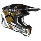 Capacete airoh twist 2.0 sword preto/dourado