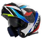 Capacete Articulado Axxis Gecko SV Robocop Shield Azul Moto