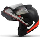 Capacete Articulado Moto Ebf E8 Performance Vermelho Fosco