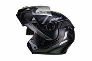 Capacete Articulado Moto Peels Urban U-rb2 Dynamic Preto e Grafite Fosco Robocop