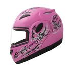 Capacete articulado taurus zarref femme rosa - 58