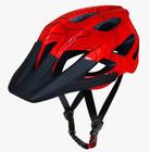 Capacete Asw Bike Accel Frontier Vermelho Bicicleta Montain