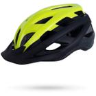 Capacete Asw Bike Fun Com Sinalizador Led P/M Amarelo Fluor