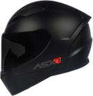 Capacete asx city solid preto grafite fosco