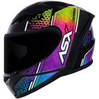 Capacete Asx City Storm Preto / Colors