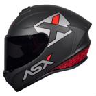 Capacete Asx Concept Vermelho Masculino Feminino Esportivo