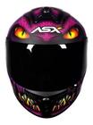 Capacete Asx Draken Raptor Matte - Preto/Violeta