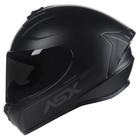 Capacete ASX Draken Solid Fosco Preto