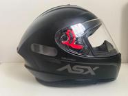 Capacete ASX Draken Solid Preto Fosco