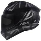 Capacete ASX Draken UK Inglaterra - Preto/Cinza