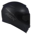 Capacete Asx Eagle Racing Solid Matte - Preto - 60 (G)