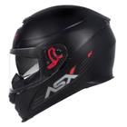 Capacete ASX Eagle SV com Viseira Solar Interna Moto Fechado