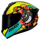 Capacete Axxis Draken Bomb Black/Yellow Brilho