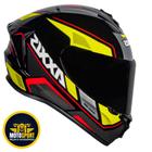 Capacete axxis / draken wind gloss black / yellow / red