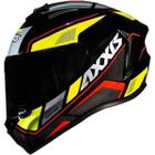 Capacete Axxis Draken Wind Gloss Black / Yellow / Red