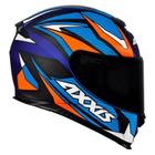 Capacete Axxis Eagle Power Matte - ul/Laranja - 56 (P)