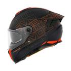 Capacete Axxis Importado Espanha Original Hawk Evo Sv cubik preto