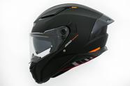 Capacete Axxis Panther SV Solid Preto Fosco Com Óculos interno Masculino e Feminino