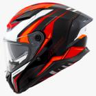 Capacete Axxis Panther SV Thorn Vermelho Brilhante Com Óculos interno Masculino e Feminino