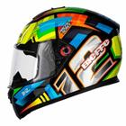 capacete bieffe b-12 aragon preto/color