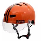 Capacete Br 101 Urbano Laranja Vision Cristal G