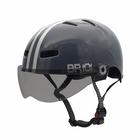 Capacete Br 101 Urbano Pro Cinza Grafite Vision Fume G