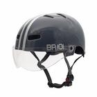 Capacete Br 101 Urbano Profissional Cinza Vision Cristal Pp