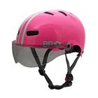 Capacete Br 101 Urbano Profissional Rosa Vision Fume P