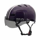 Capacete Br 101 Urbano Profissional Roxo Vision Fume G