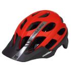 Capacete Ciclismo com Viseira G Catlike Vulcano Preto/Vermelho