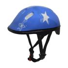 Capacete Ciclismo Infantil Kids HY-152 New Star Azul Estrela