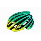 Capacete ciclismo polisport light road amarelo degrade m